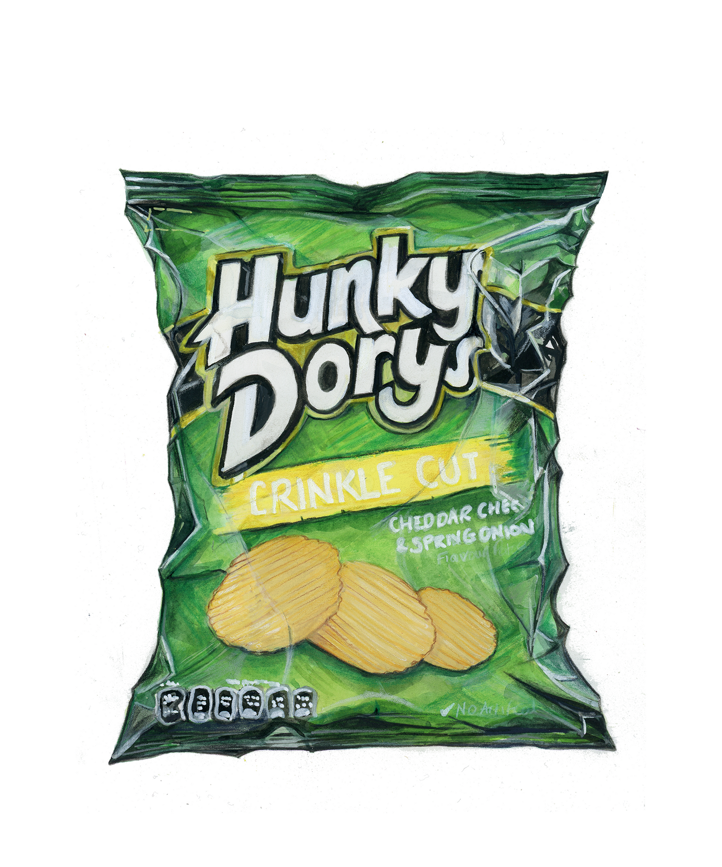 Print of Hunky Dory Crisp Packet