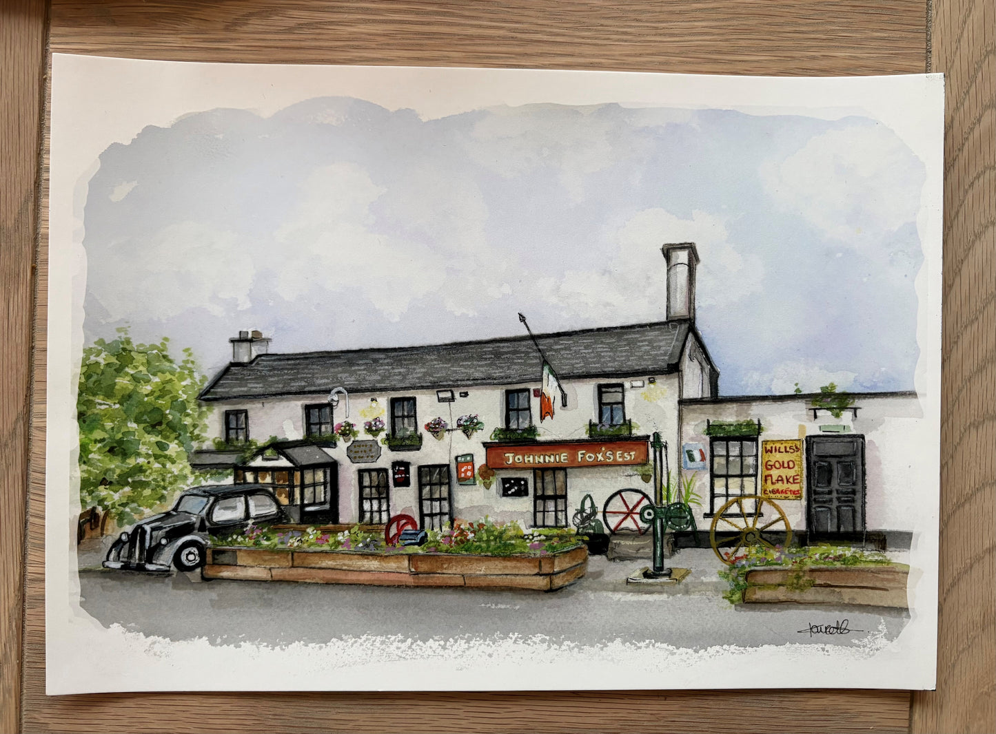 Print Johnnie Foxes Pub