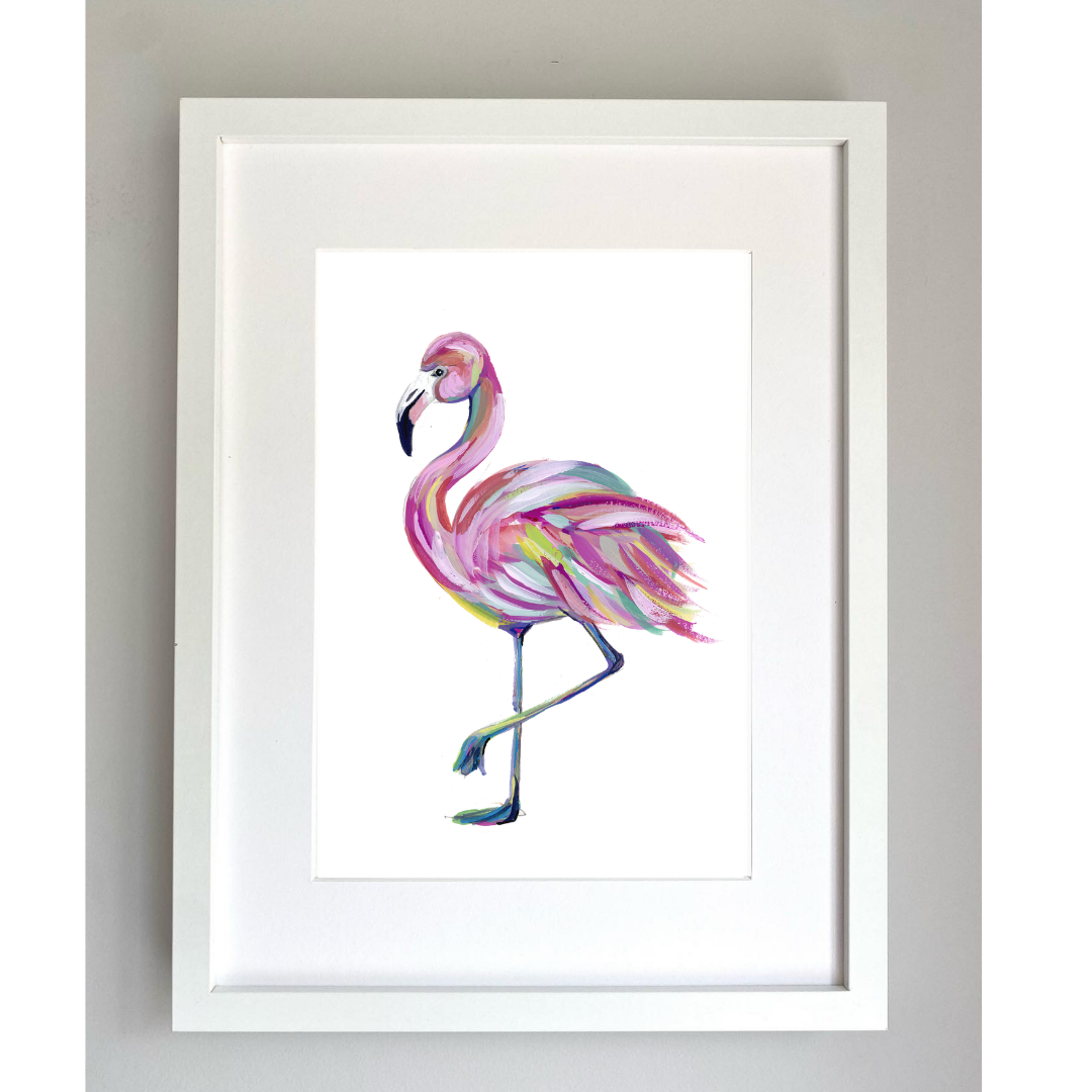 Flamingo Print