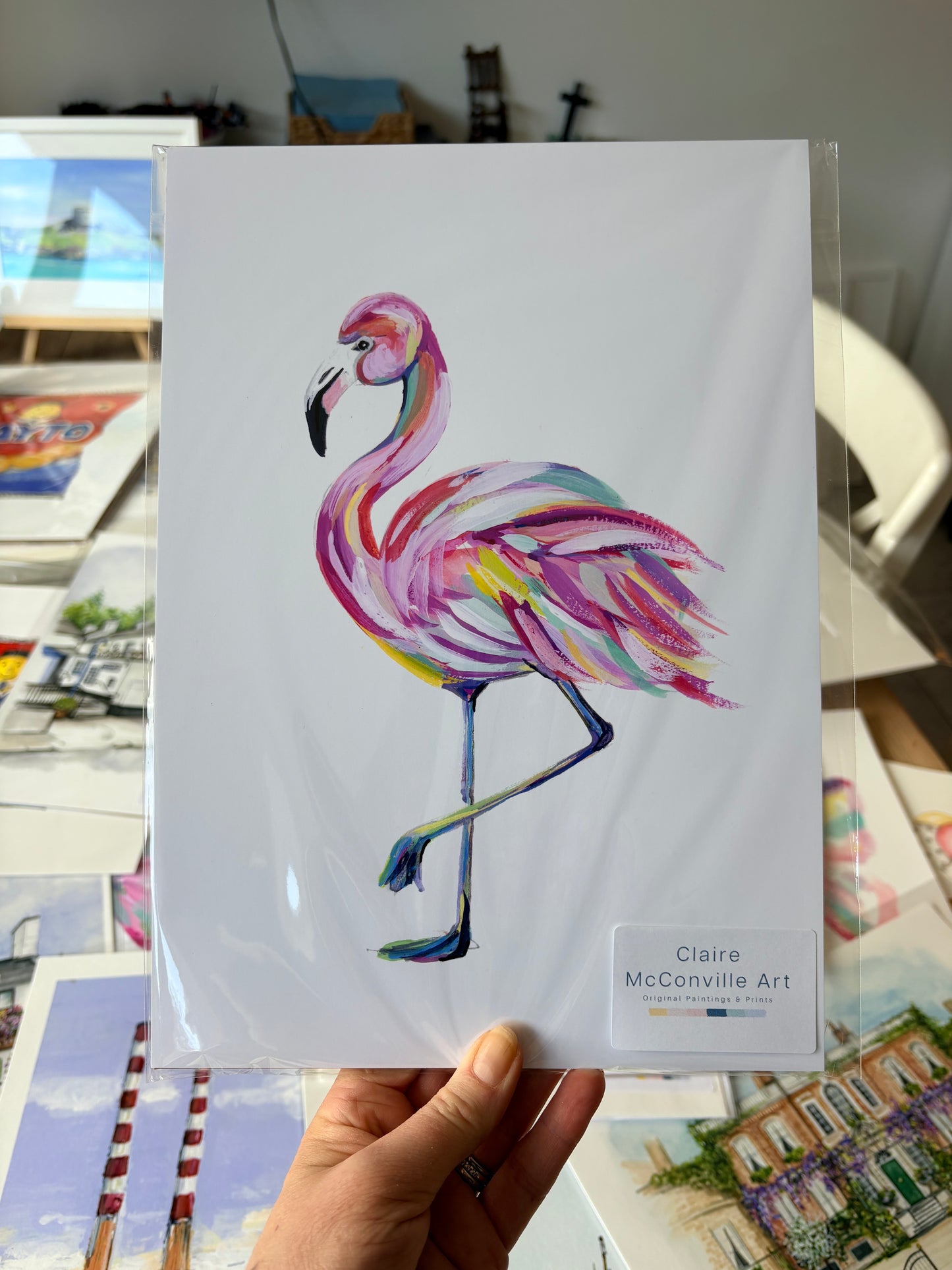 Flamingo Print