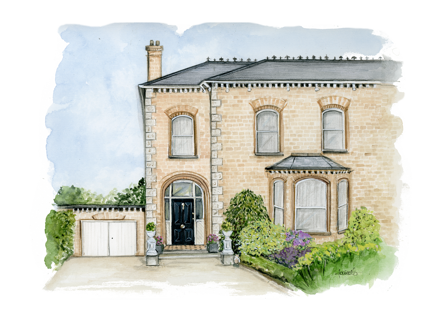 Custom House Portrait