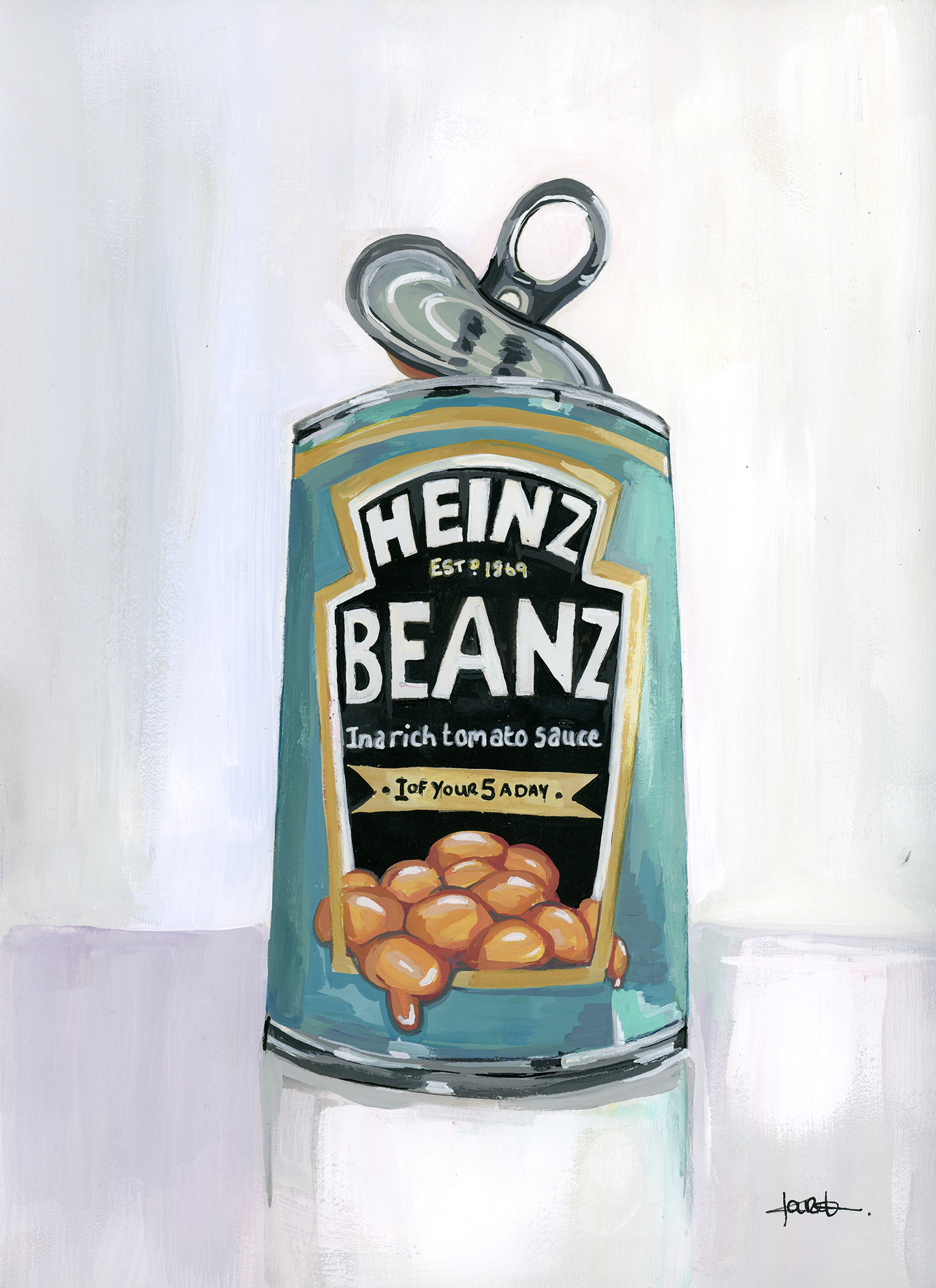 Heinz Beans Original Gouche Painting