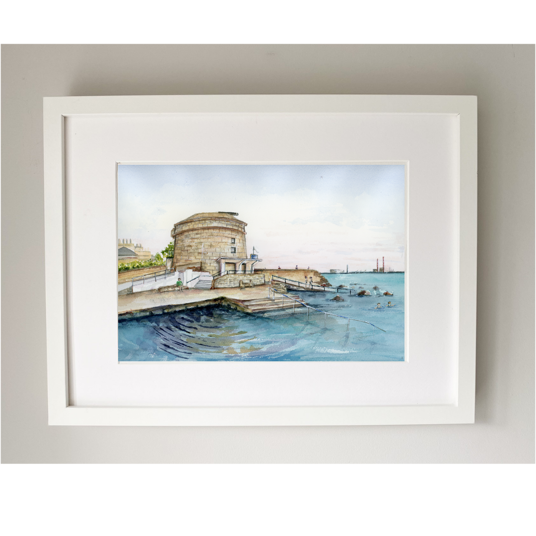 Print of Sea Point Swimming