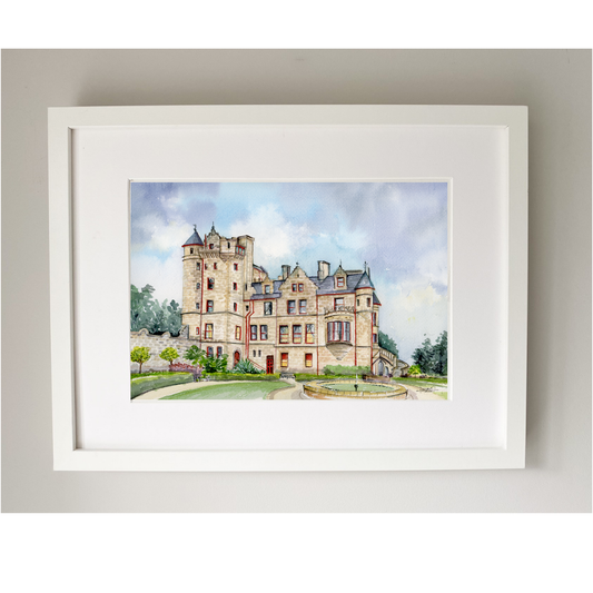 Belfast Castle Watercolour painting (Print)