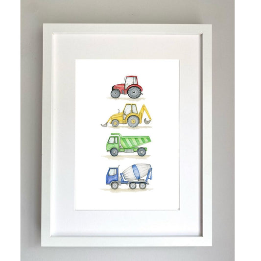 Work Vehicles Print