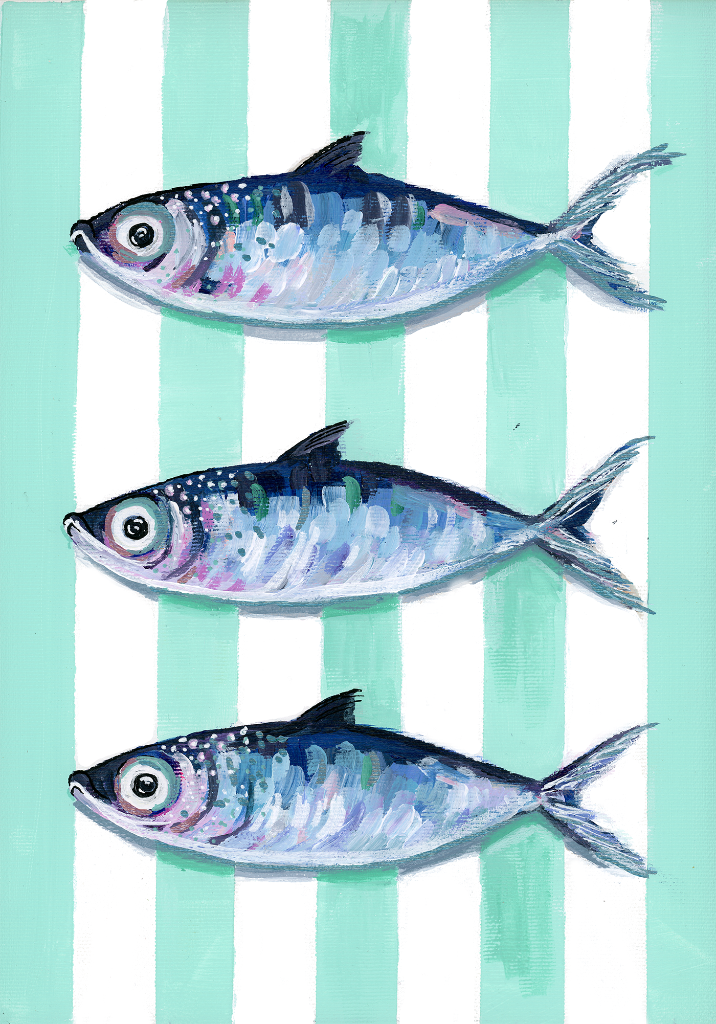 Three Little Fish  Fine Art Print