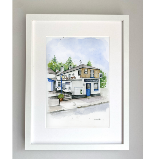 Print of the Blue Light Pub