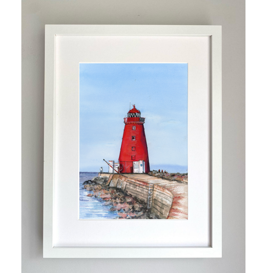 Print of Poolbeg Light house