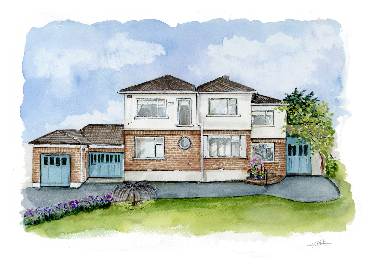 Custom House Portrait