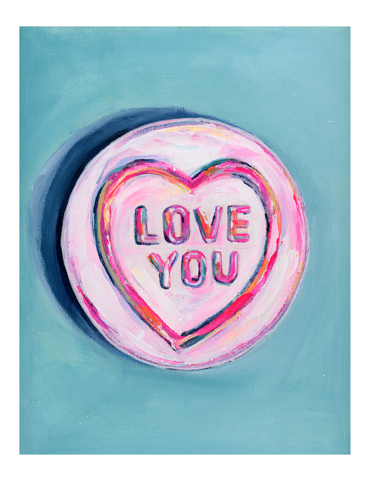 Love You Sweet Print